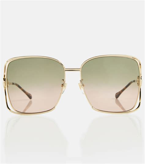 gucci oversized square sunglasses|gucci oversized sunglasses 2020.